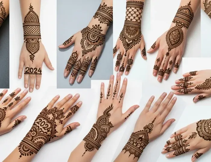 13 Back Hand Mehndi Design 2024 13 Back Hand Mehndi Design 2024
