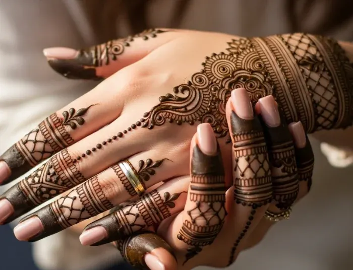 Instagram Royal Finger Mehndi Design Instagram Royal Finger Mehndi Design