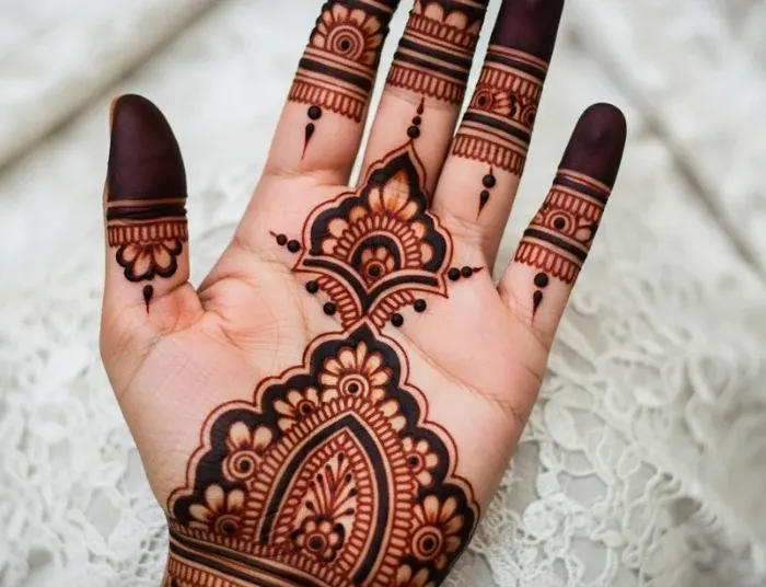 Instagram Royal Finger Mehndi Design Instagram Royal Finger Mehndi Design