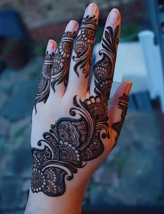 Arabic Back Hand Mehndi Design Arabic Back Hand Mehndi Design