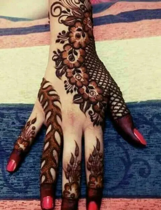 Arabic Back Hand Mehndi Design Arabic Back Hand Mehndi Design