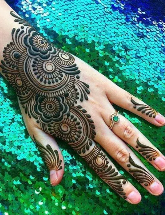 Arabic Back Hand Mehndi Design Arabic Back Hand Mehndi Design