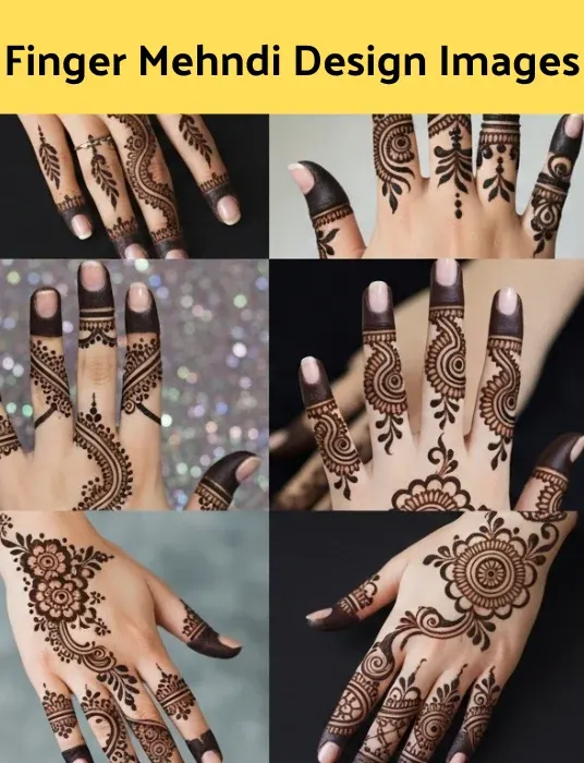 Finger Mehndi Design Images