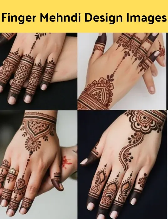 Finger Mehndi Design Images