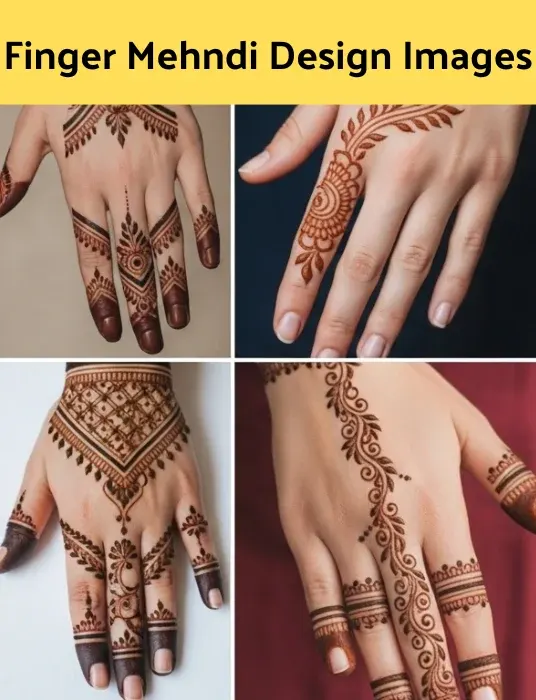Finger Mehndi Design Images