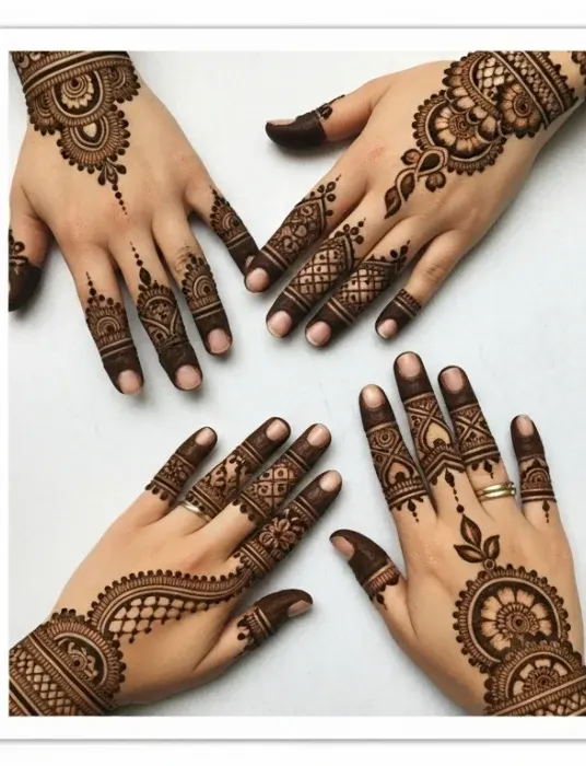 Finger Mehndi Design Images