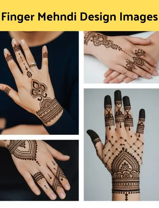 Finger Mehndi Design Images