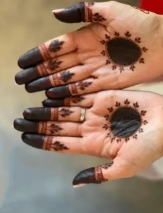 Easy Front Hand Simple Mehndi Design