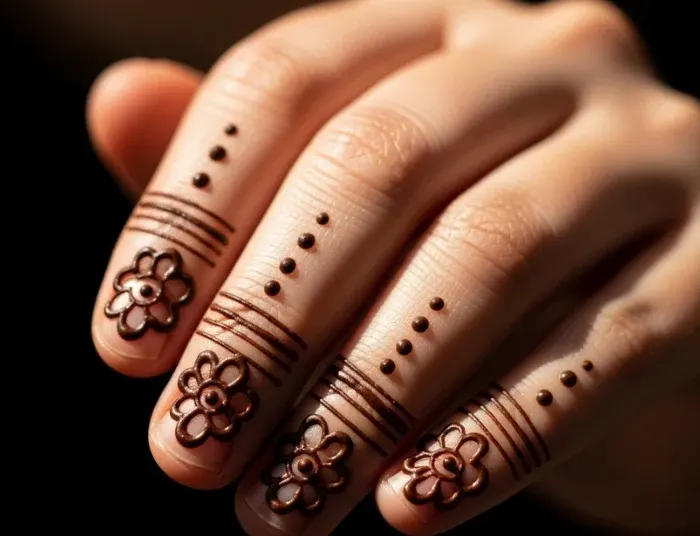Easy Simple Finger Mehndi Design Easy Simple Finger Mehndi Design