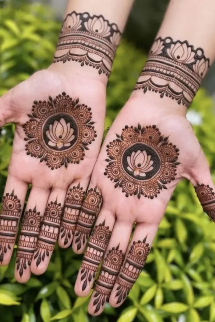 Front Hand Simple Mehndi Design Front Hand Simple Mehndi Design
