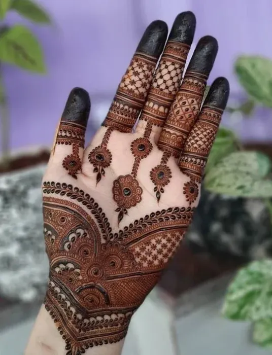 Front Hand Simple Mehndi Design Back Side Front Hand Simple Mehndi Design Back Side