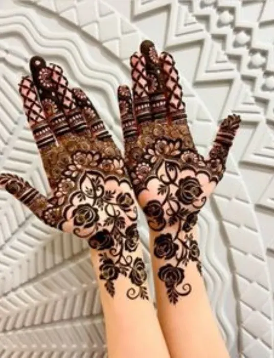 Instagram Royal Front Hand Mehndi Design