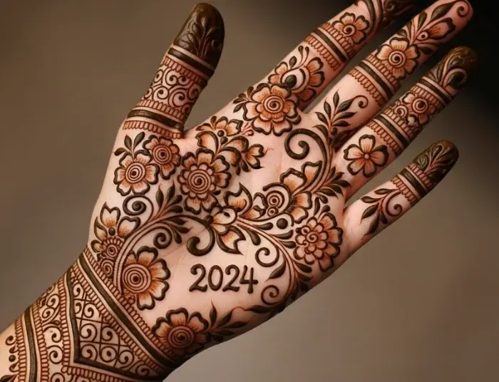 Mehndi Design 2024 Arabic Back Hand Mehndi Design 2024 Arabic Back Hand