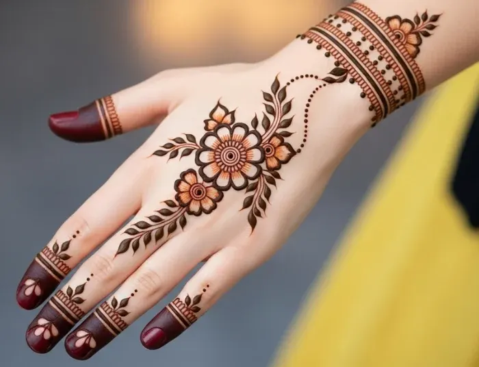 Mehndi Design 2024 Arabic Simple and Beautiful Mehndi Design 2024 Arabic Simple and Beautiful