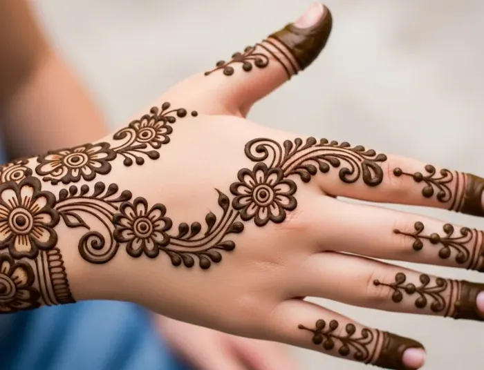 Mehndi Design 2024 Back Hand for Girl Simple and Beautiful Mehndi Design 2024 Back Hand for Girl Simple and Beautiful
