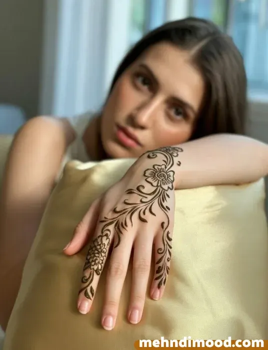 Modern Back Hand Mehndi Design Modern Back Hand Mehndi Design