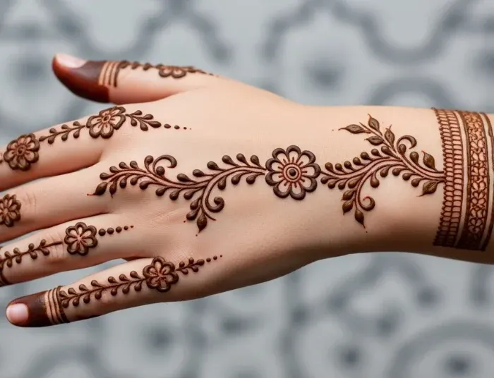 Simple Mehndi Design 2024 for Girl Simple Mehndi Design 2024 for Girl