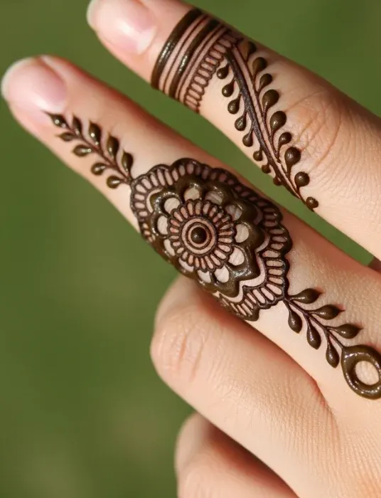 Ring Finger Mehndi Design Ring Finger Mehndi Design