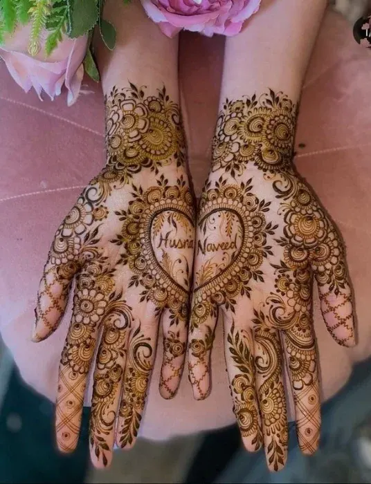 Royal Front Hand Names Mehndi Design Royal Front Hand Names Mehndi Design