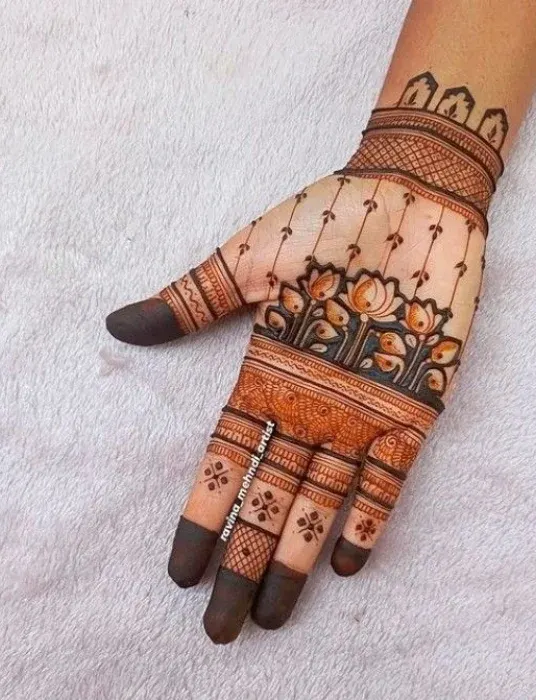 Royal Front Hand Names Mehndi Design Royal Front Hand Names Mehndi Design