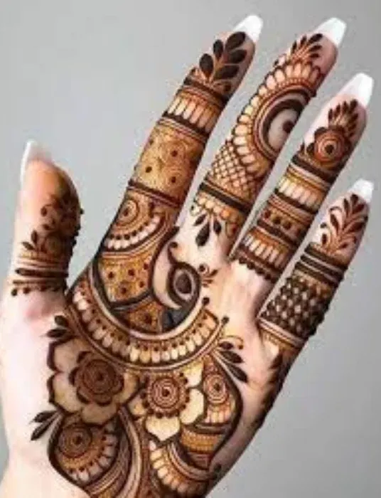 Simple Royal Front Hand Mehndi Design Simple Royal Front Hand Mehndi Design